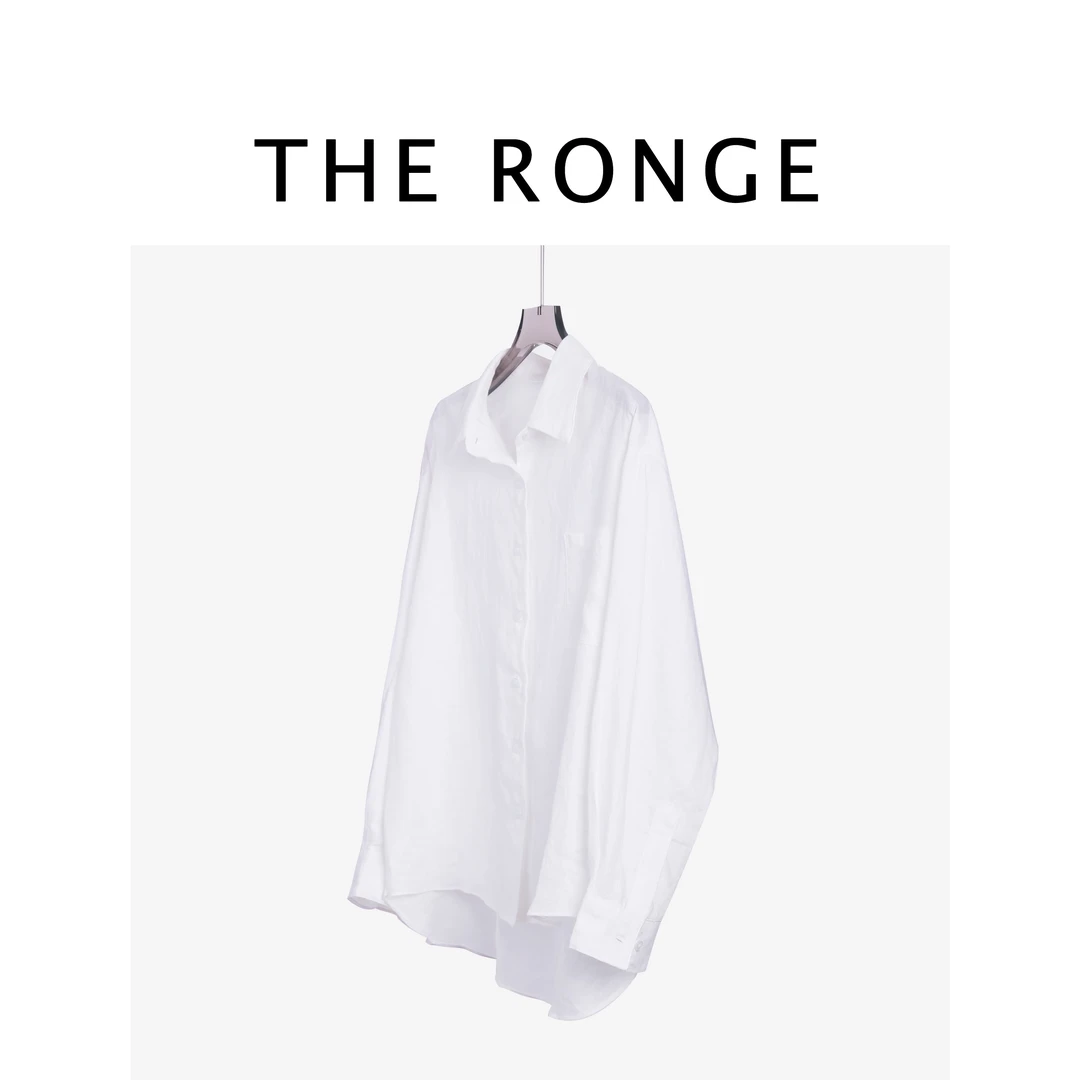 THE  RONGE | 极简风亚麻宽松轻薄衬衫RE2404B06