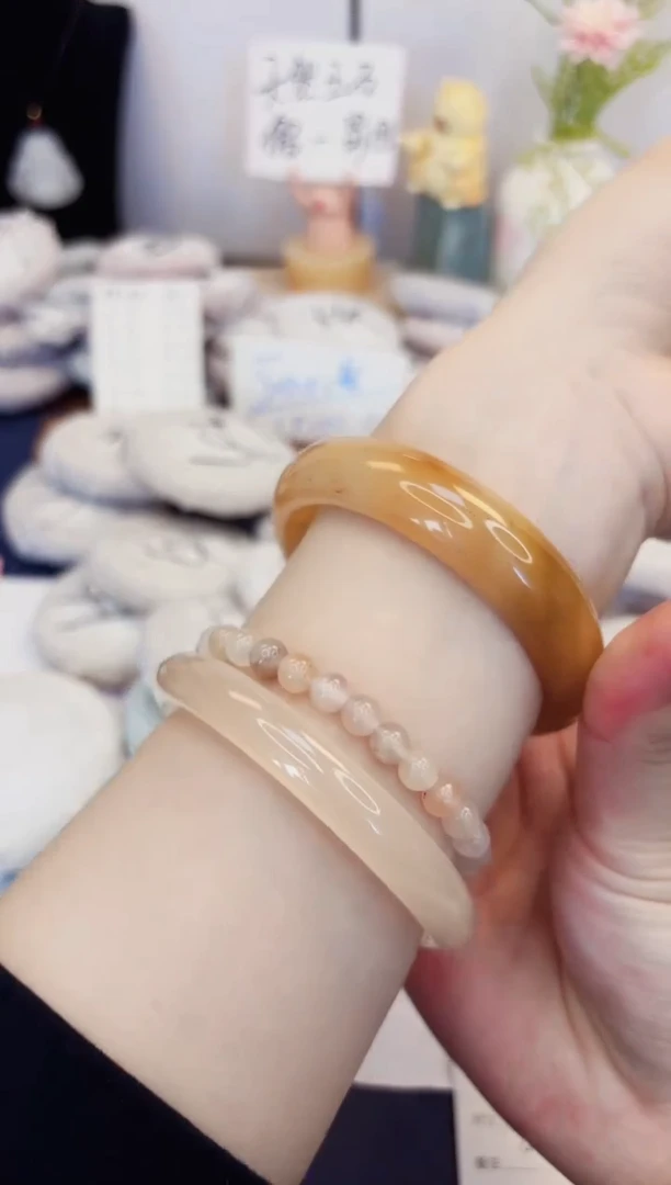 【闪购商品】石英质玉手镯未镶嵌254-财气镯-圈口60