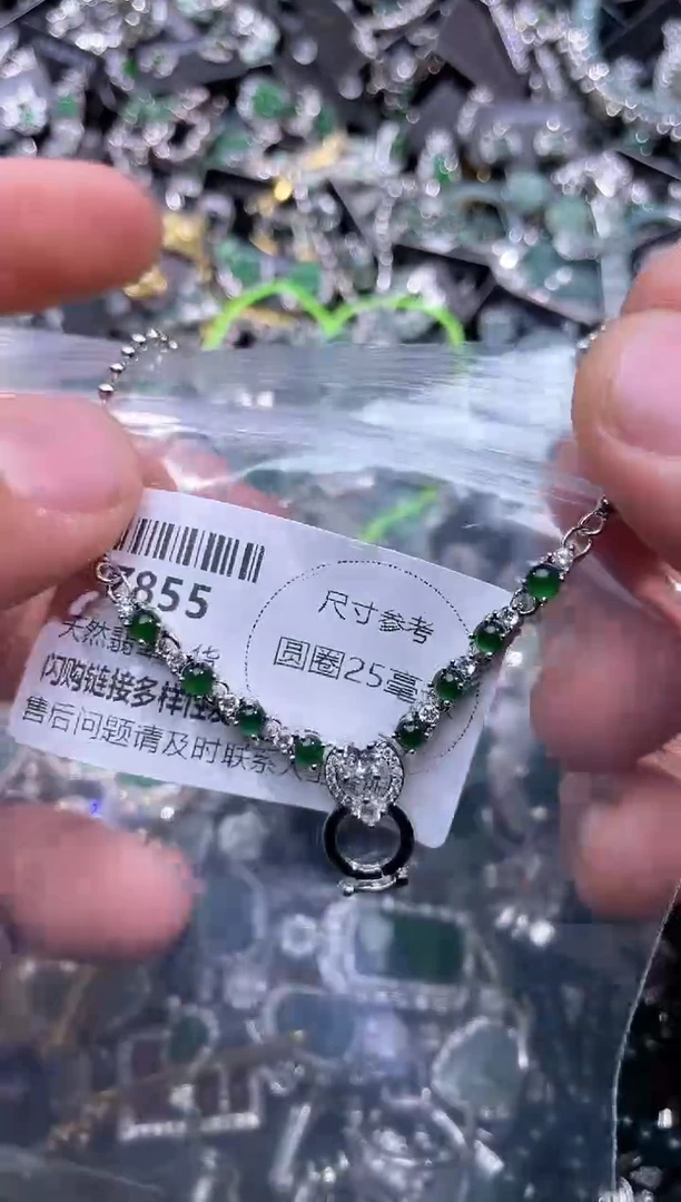 【闪购商品】翡翠颈饰未镶嵌Z855项链