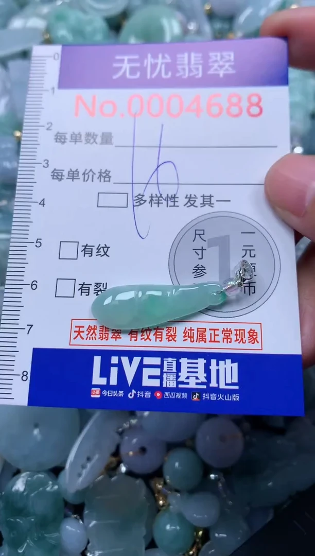 颈饰未镶嵌翡翠4688