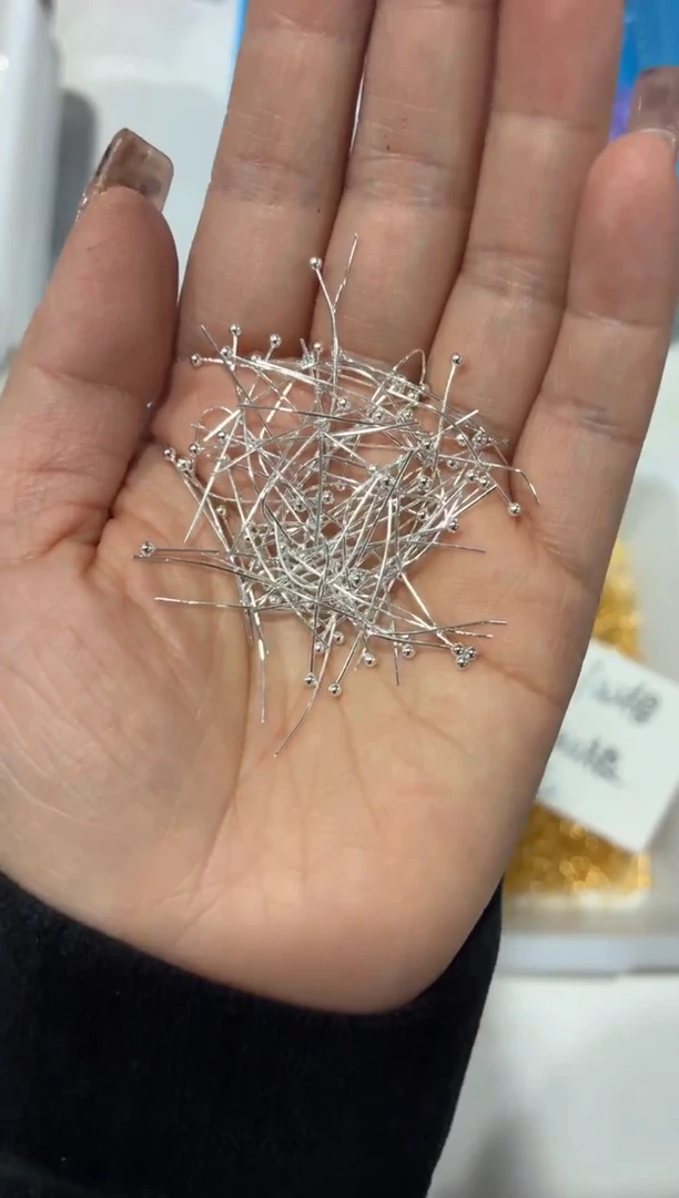 玻璃180118---3公分银色球针1000个装