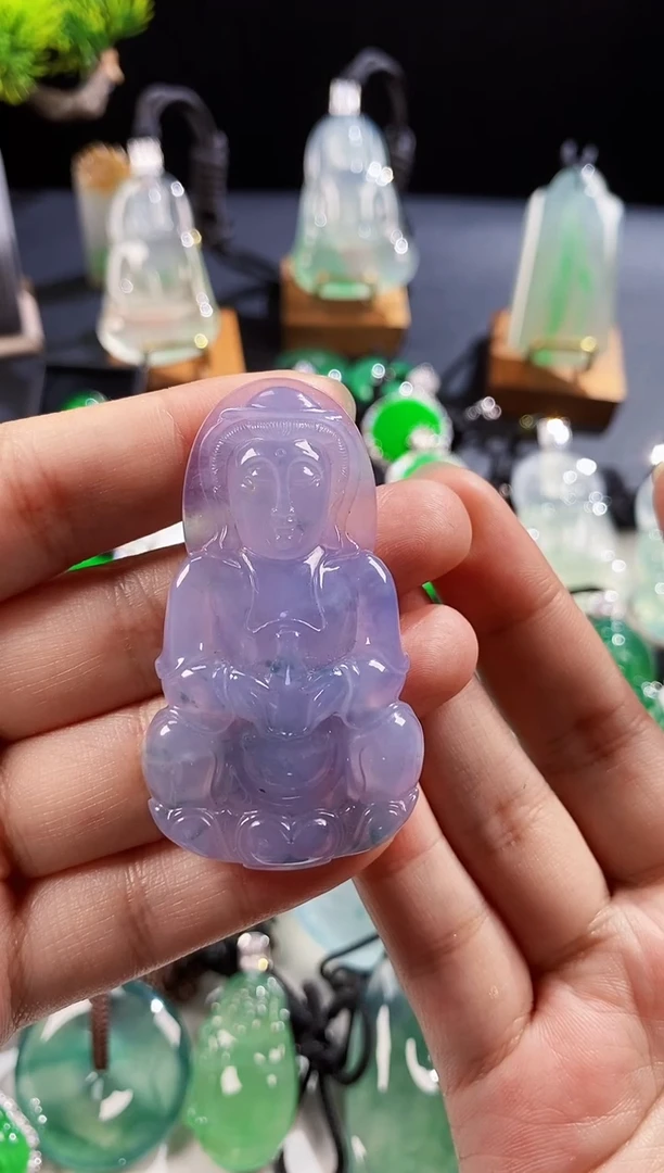 颈饰未镶嵌翡翠翡翠观音