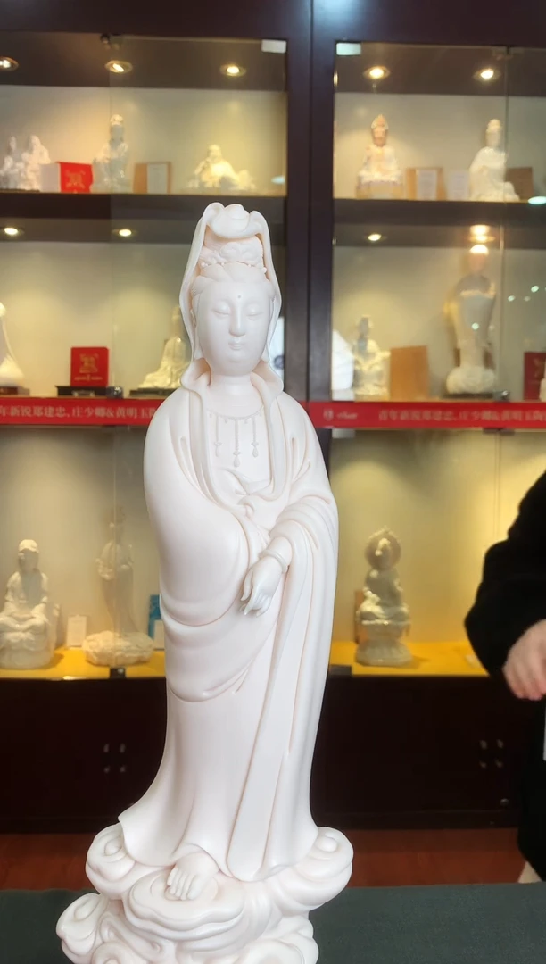 【闪购商品】摆件祥云观音   德化白瓷