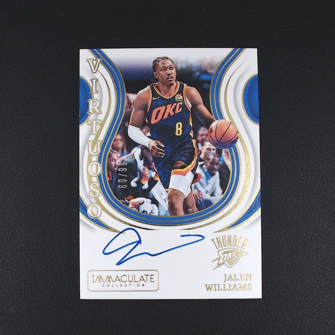 杰伦威廉姆斯 IMM 99编 大师签  帕尼尼NBA国宝手提签字球星卡