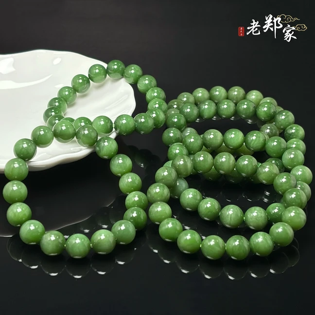 【老郑家】和田玉手串 多样性发一件 约12mm