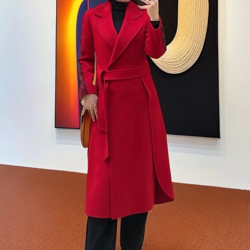 2025新款项链高瑞双面大衣