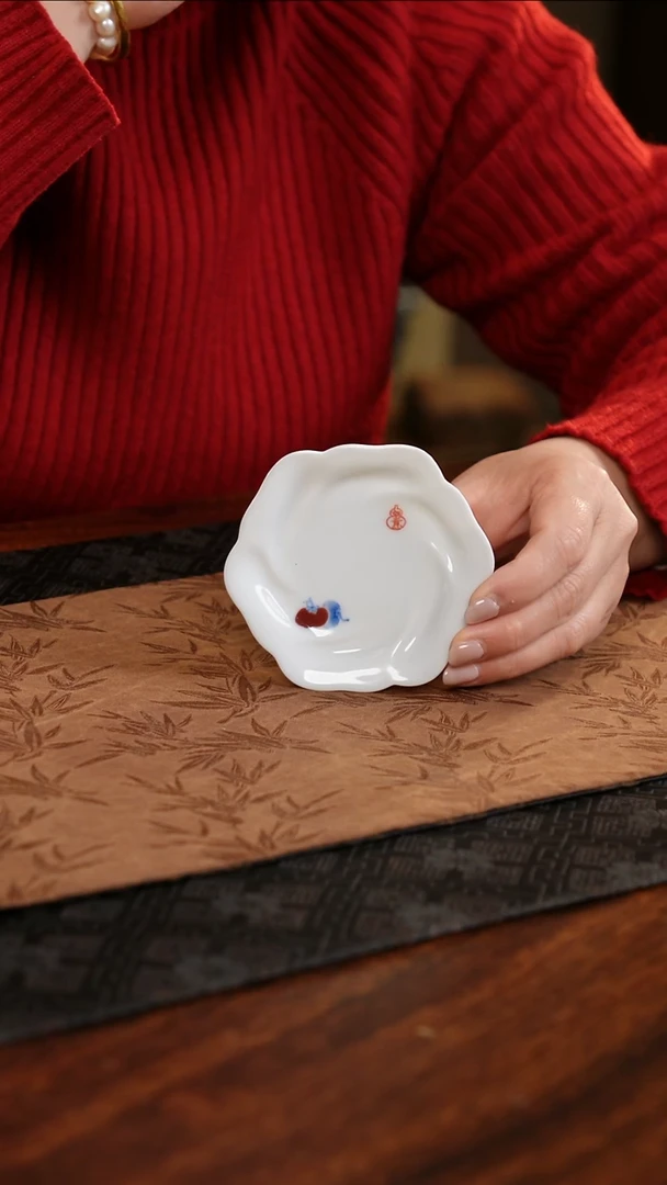 【闪购商品】杯子聚澜堂柿柿如意杯垫