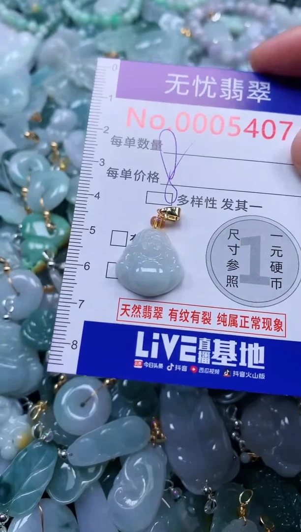 颈饰未镶嵌翡翠5407