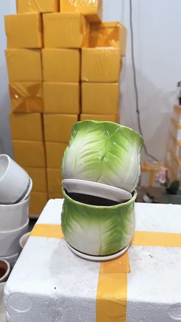 高温陶瓷花盆+13-5