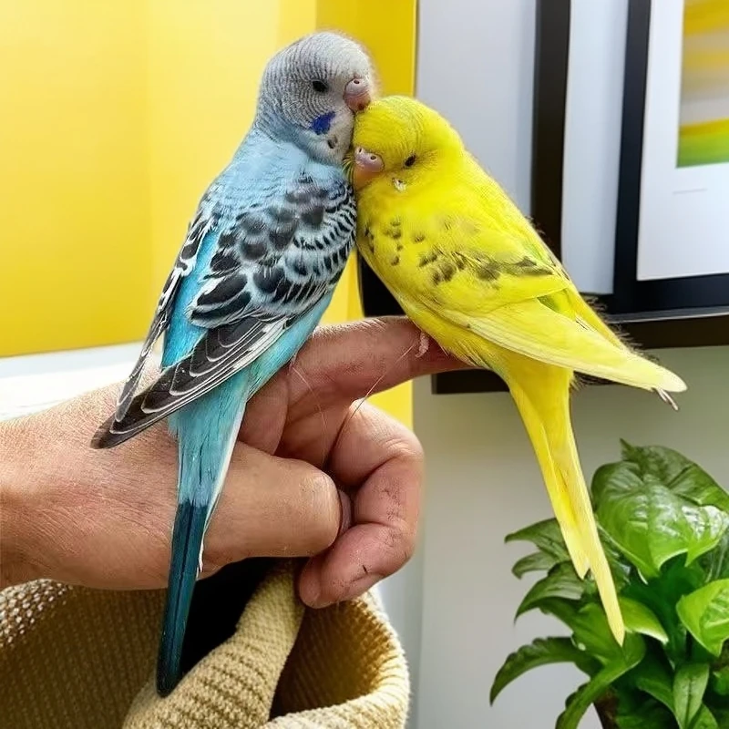 手养鹦鹉虎皮小鸟活体家养宠物鸟可上手亲人能繁殖下蛋