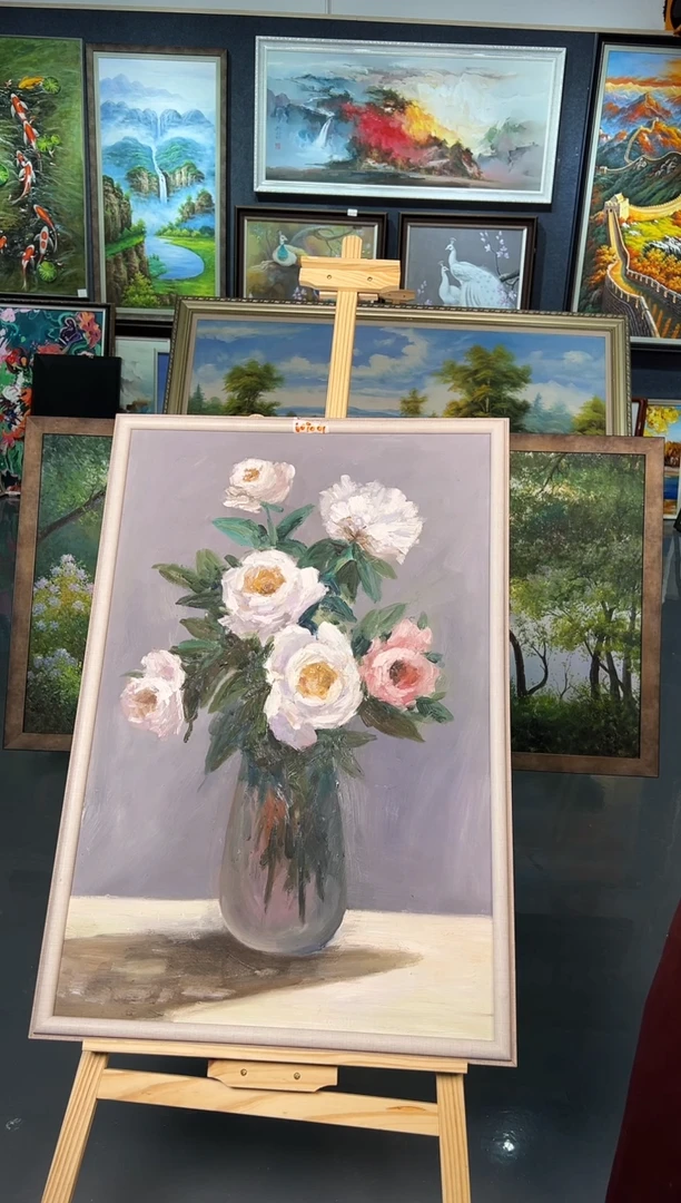 【闪购商品】油画37号 90*60 花-手绘油画