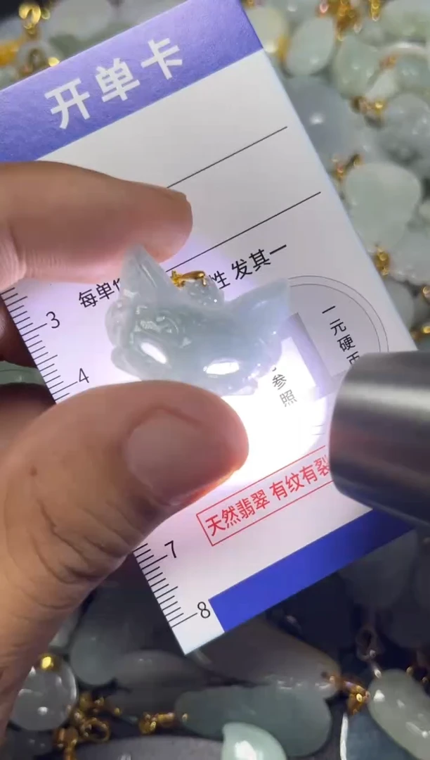 颈饰未镶嵌翡翠天然A货翡翠