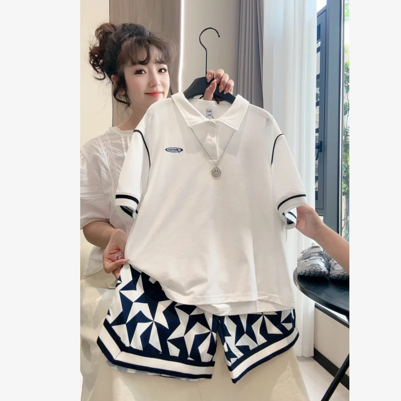 男童套装2025新款中大童短裤沙滩裤夏季凉感速干裤休闲T恤两件套