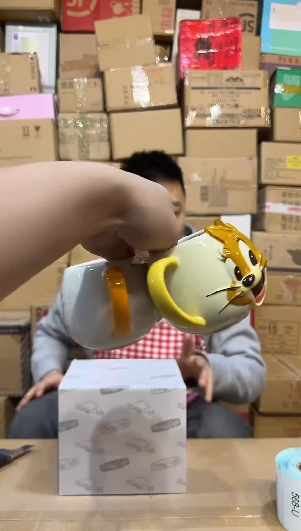 【闪购商品】杯原盒立体杰瑞汤姆马克杯