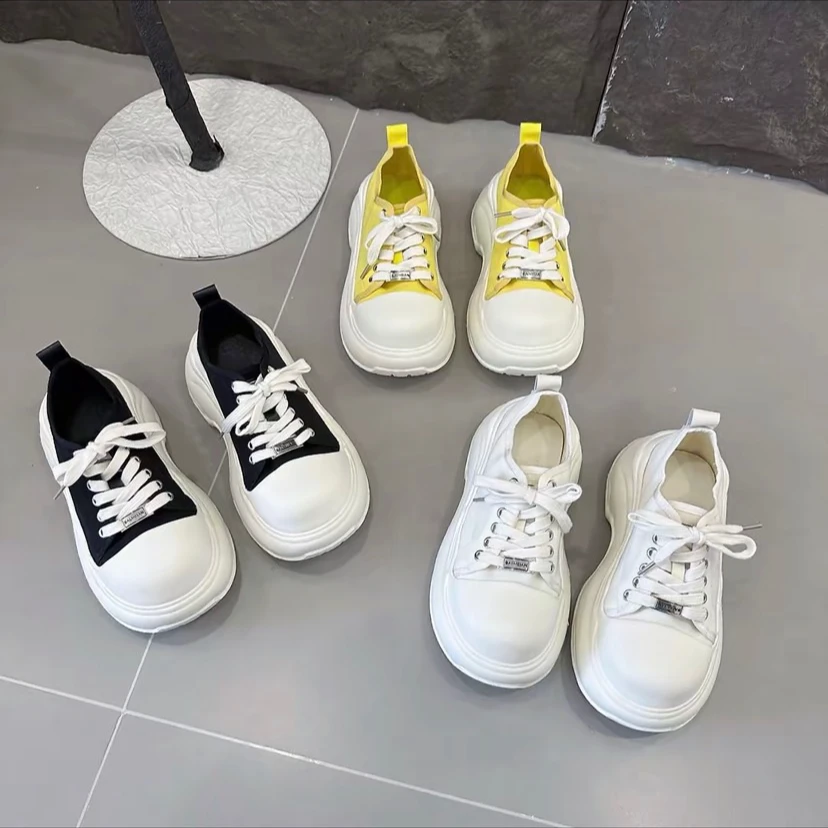 【断码清~捡漏孤品】时尚休闲鞋百搭透气系带厚底通勤风增高