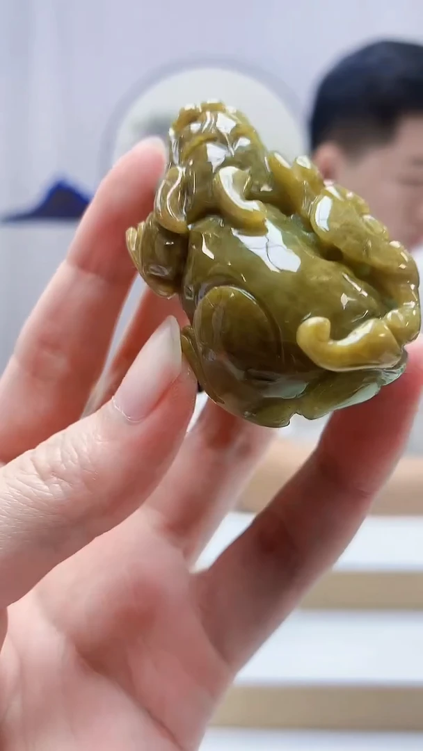 未镶嵌定制翡翠4917zm-毛货挂件貔貅42