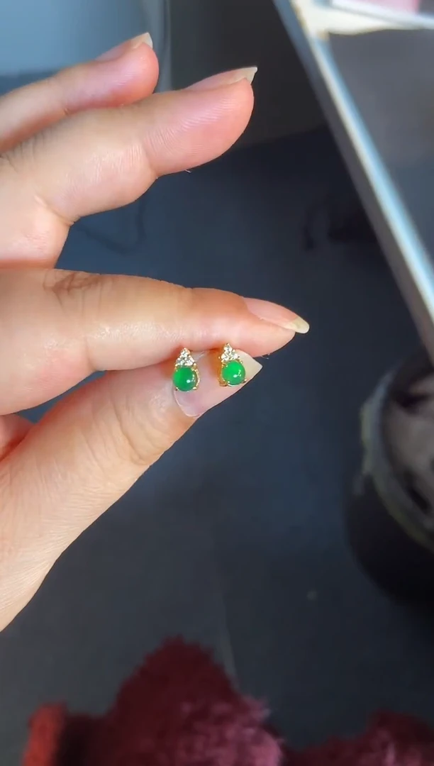 吊坠(不含链)银S925镶嵌翡翠1