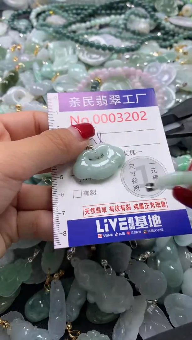 吊坠(不含链)未镶嵌翡翠3202