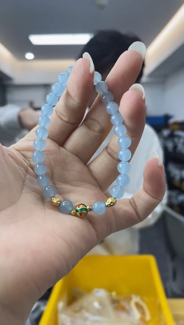 【闪购商品】海蓝宝石手链未镶嵌多样性一件发货