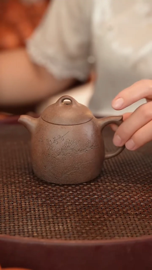 茶壶紫砂原矿手工制作210cc
