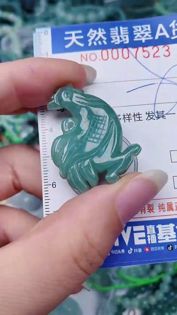 翡翠未镶嵌颈饰00007523