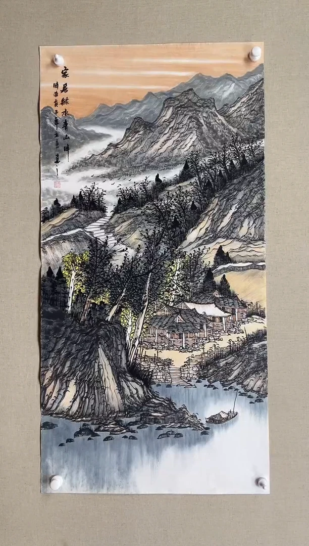 国画180*68 吴立勇吴立勇吴立勇吴立勇