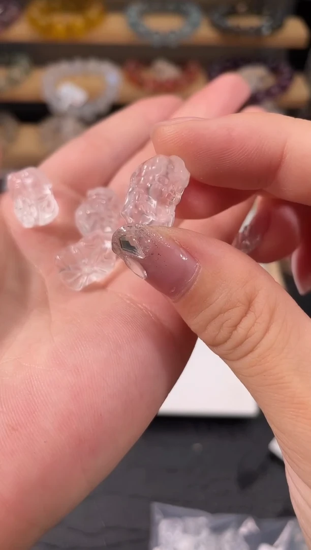 水晶手链未镶嵌A458白水晶度母多样性发一
