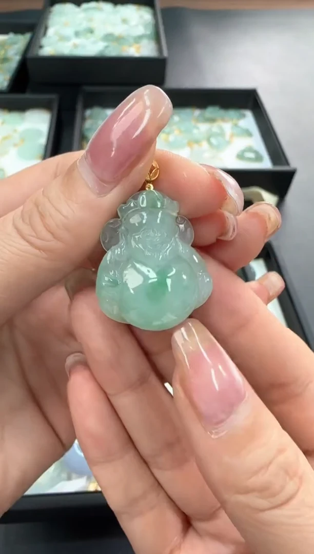 【闪购商品】翡翠颈饰18K金镶嵌250212117