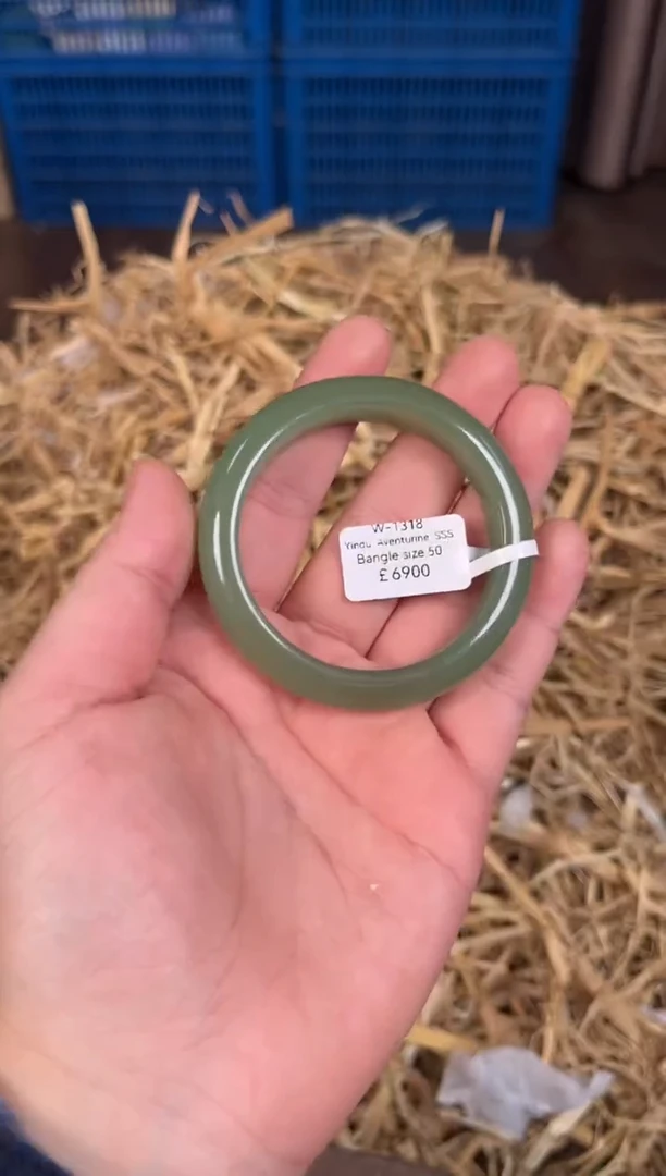 未镶嵌手镯石英质玉W1318