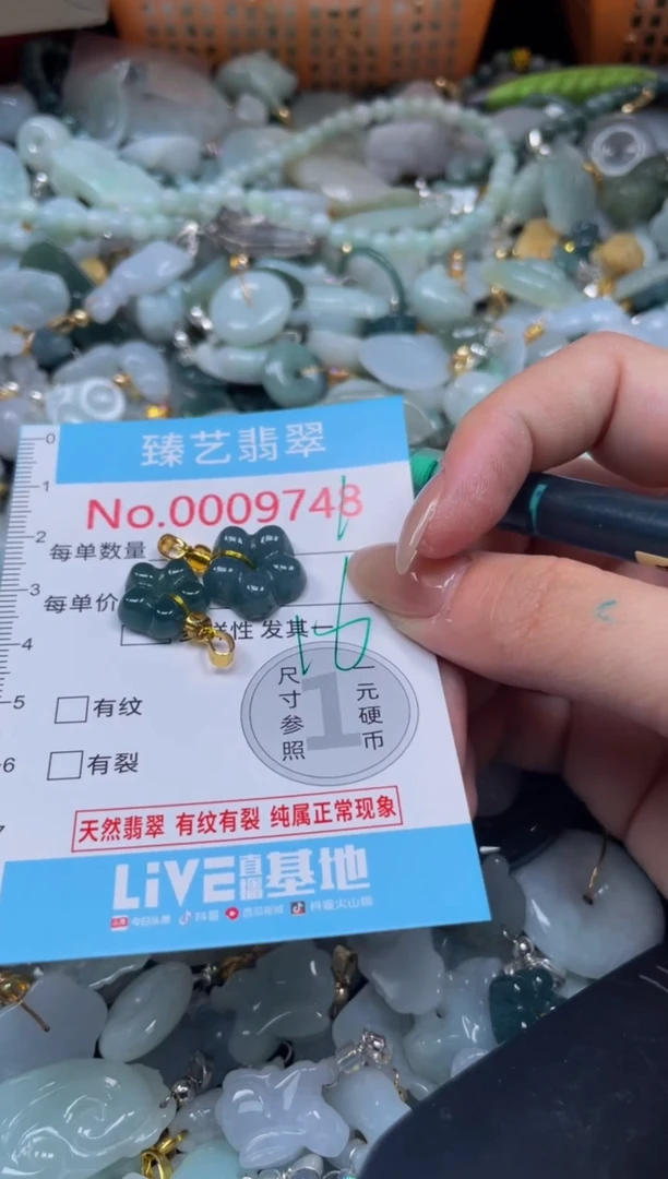 颈饰未镶嵌翡翠9748