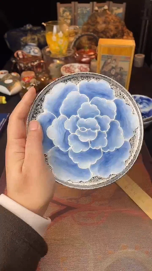 瓷片嫏**梦散瓷默认微瑕，看清尺寸品相再拍