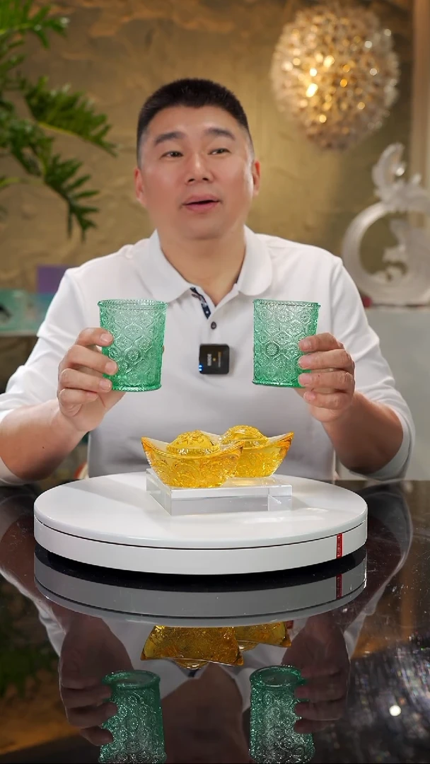 【闪购商品】瓷片福利元宝一对带一个杯子