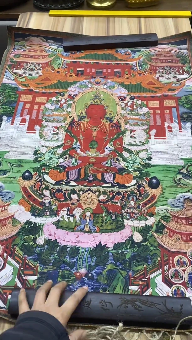 卷轴画精品挂饰 唐卡tk16098