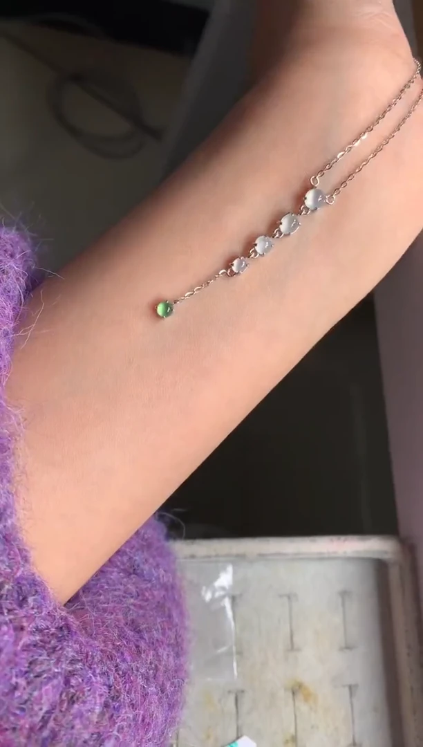 银S925镶嵌戒指翡翠项链7