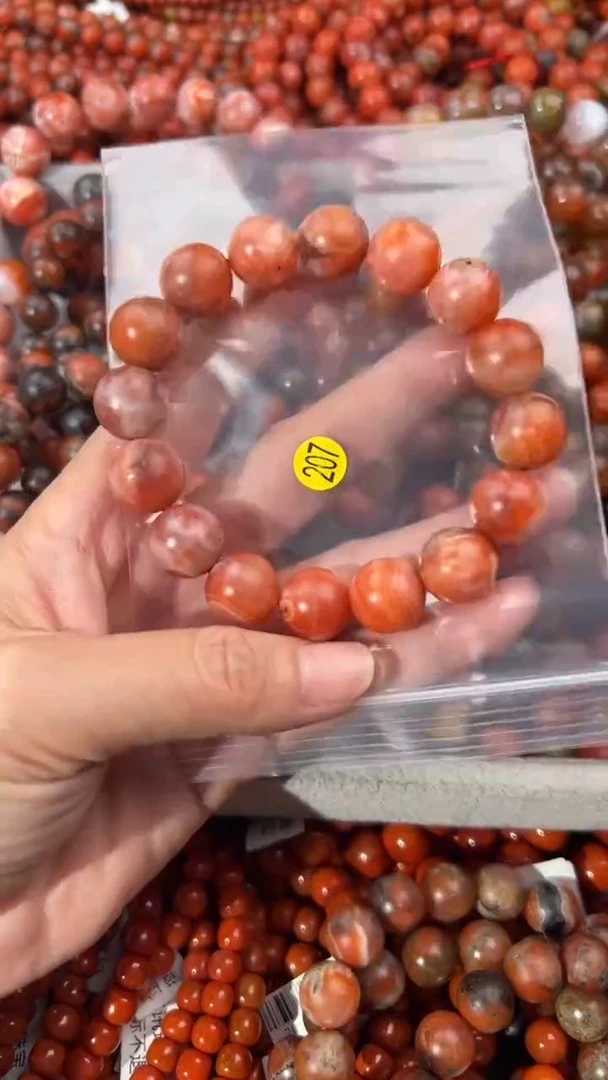 南红玛瑙手串未镶嵌14