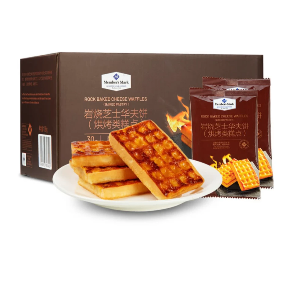 MM超市代购岩烧芝士华夫饼(烘烤类糕点)1.08kg京东顺丰包邮到家
