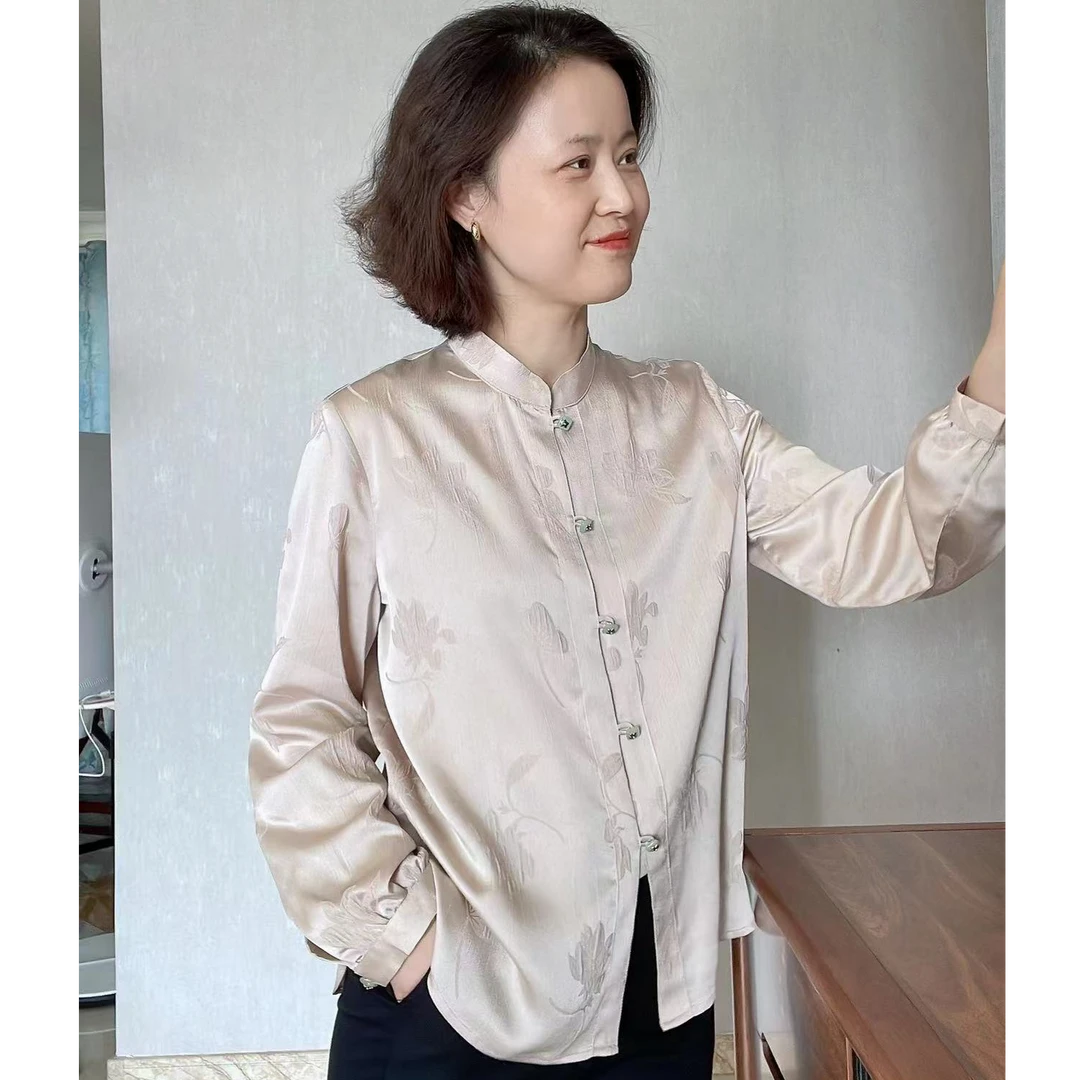 彩薇推荐 春款新中式国风衬衣