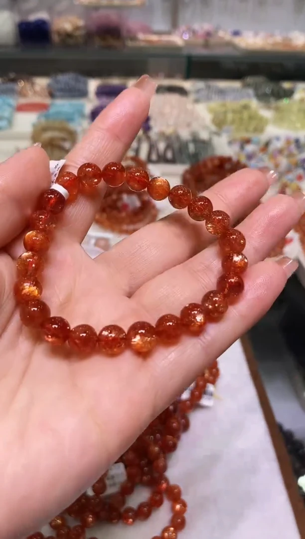 未镶嵌手链长石多样性发其一金太阳7+