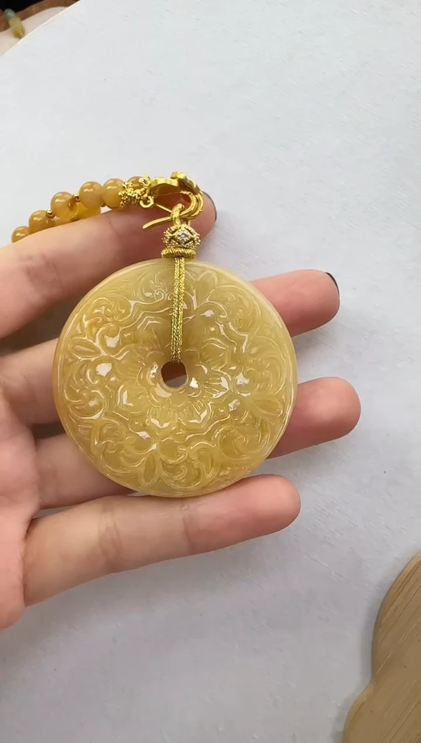 颈饰未镶嵌翡翠国风翡翠