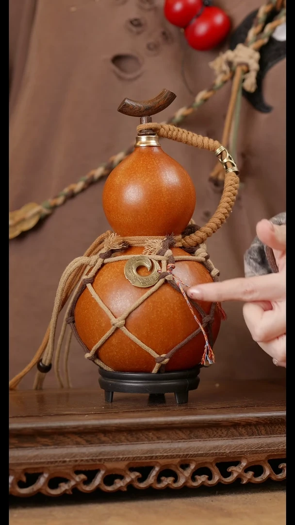 48号精品天然大漆酒葫芦一物一拍~