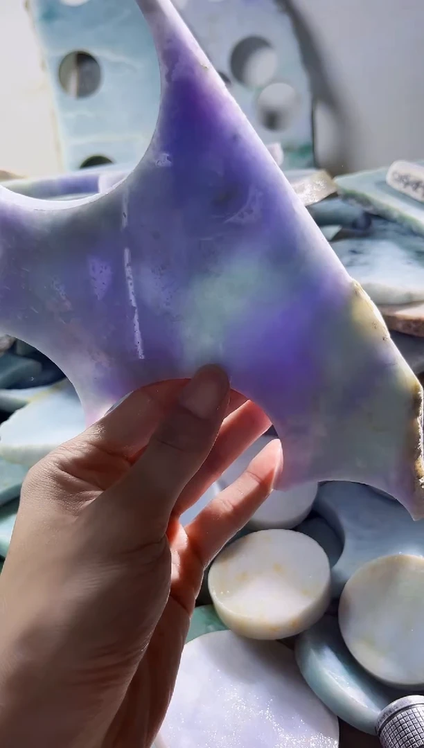 翡翠裸石缅甸翡翠A货陈9045