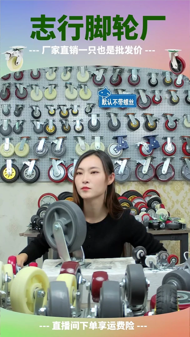 8寸工业重型TPR，2定向，2万向