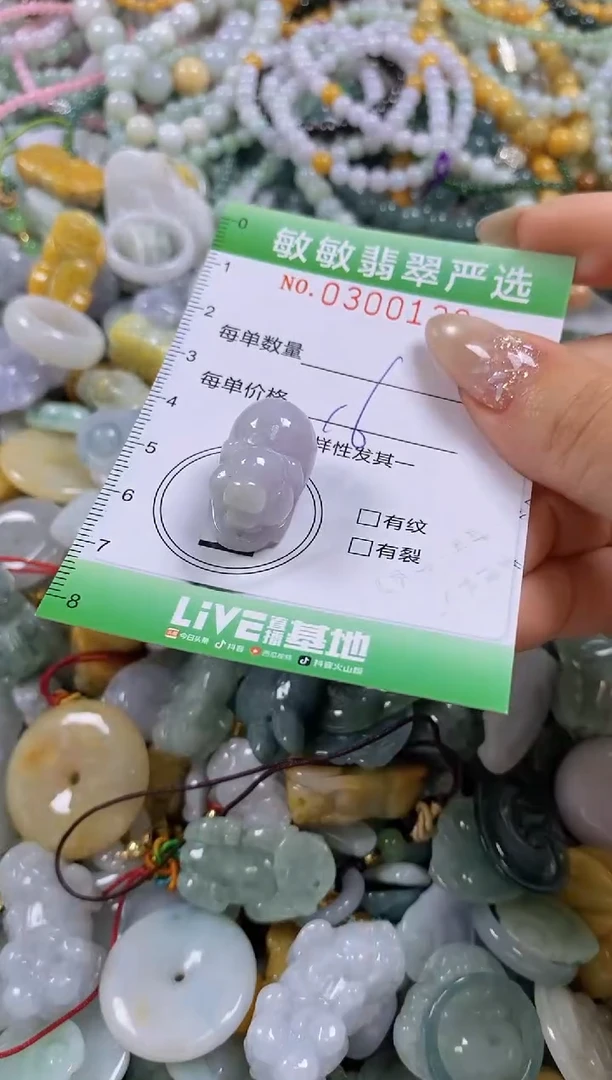 翡翠未镶嵌颈饰闪购0300139