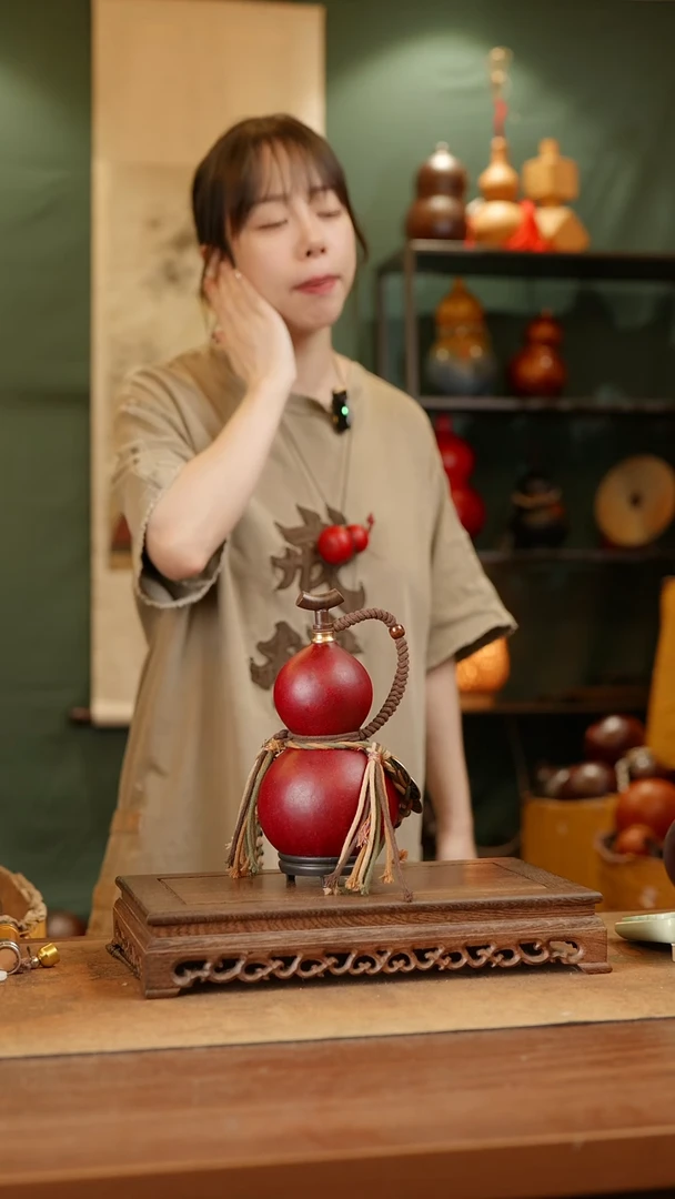 283号精品天然大漆酒葫芦一物一拍~