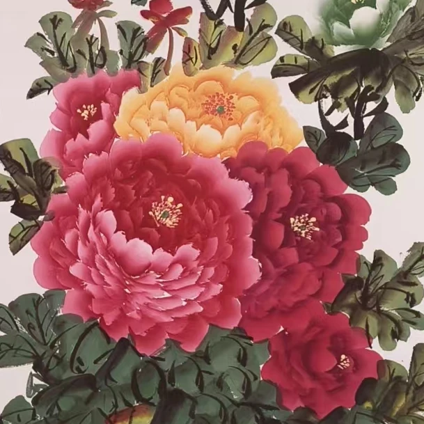橱窗展示/乐雅文化艺术中心/秦玉军/宣纸国画/带证书
