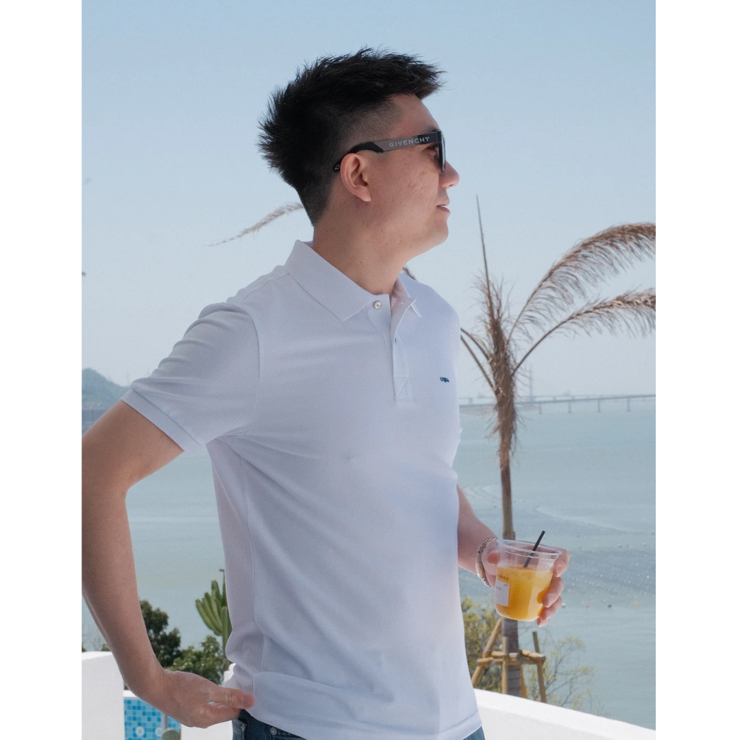 陆老板-2025夏季新款休闲时尚男士POLO衫-LU-09991