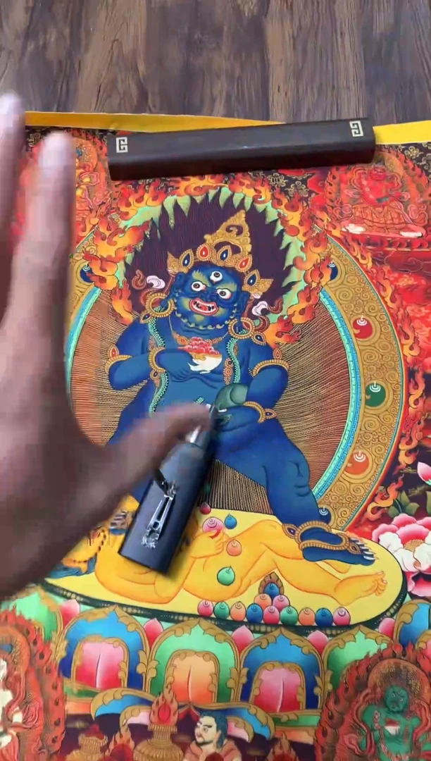 卷轴画老三的唐卡tk16