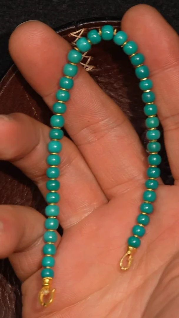 未镶嵌绿松石套链冲赛康胡子哥，DIY一133