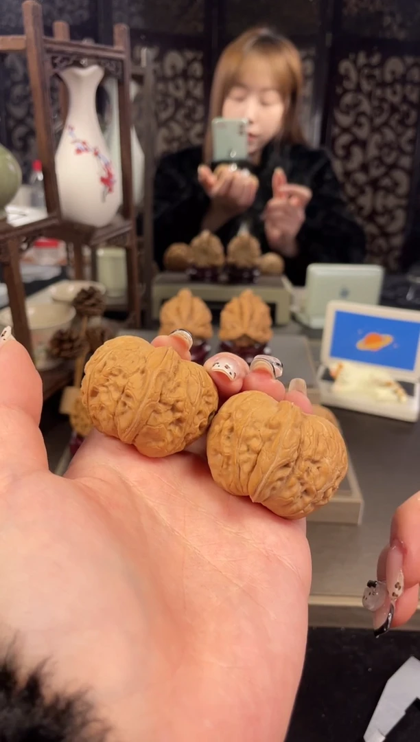 【闪购商品】文玩核桃把件平谷元宝42尺-8