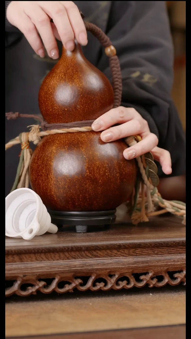 80号精品天然大漆酒葫芦一物一拍~